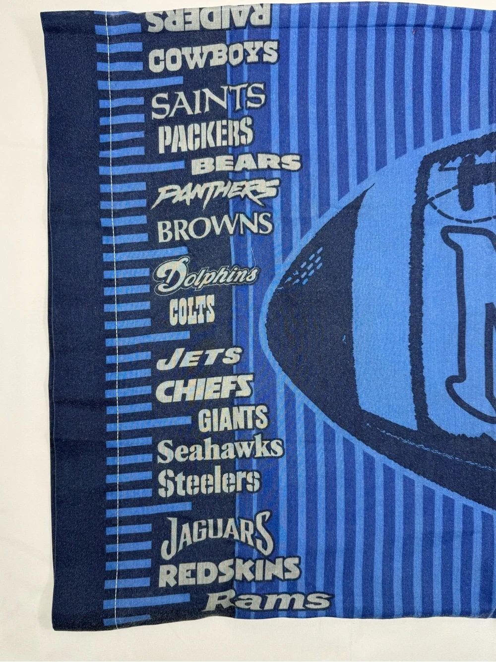 VINTAGE NFL Football Standard Pillowcase All Teams USA Sports Fan Collectible